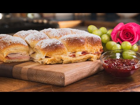 MONTE CRISTO SLIDERS WITH RASPBERRY CHIPOTLE JAM: Sweet & Savory, Perfect for a Mother's Day Brunch