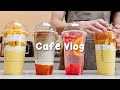 🧃주말 스트레스 해소에 맛있는 음료🍡30mins Cafe Vlog/카페브이로그/cafe vlog/asmr/Tasty Coffee#51