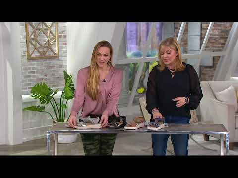 Earth Origins Adjustable Multi Strap Sandals - Gaven on QVC