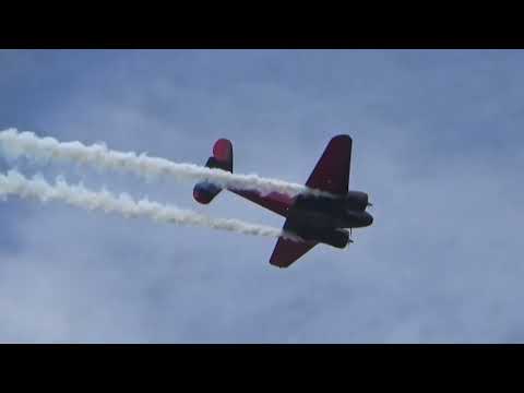 2023 Tinker AFB Air Show - Matt Younkin and the Twin Beech 18