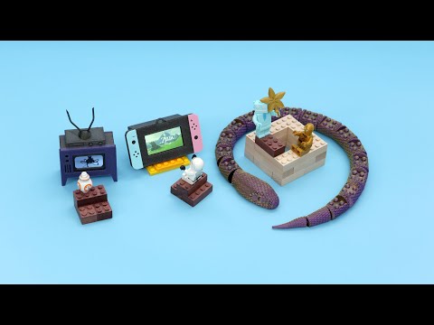 3D Hangouts – Mini GIF Players, Wooden Building Bricks and Lego Snake
