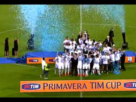 Lazio Primavera, cerimonia di premiazione Primavera Tim Cup 13/14