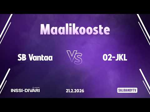 Maalikooste: SB Vantaa - O2-JKL (Inssi-Divari M)