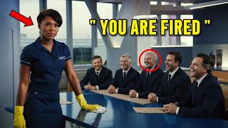 They Mocked the Cleaning Lady—Until She Fired the CEO Right in the Boardroom