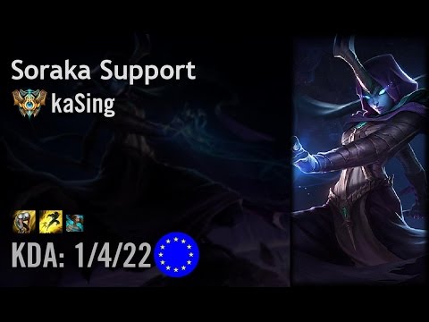Soraka Support vs Thresh - kaSing - EUW Challenger Path 6.4