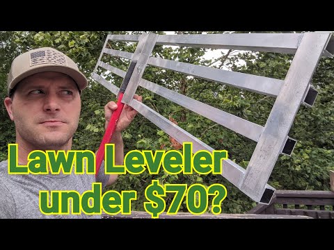 I made a 4 foot Lawn Leveling Rake and learned a lot getting there