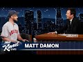 Jimmy Fallon Interviews Matt Damon