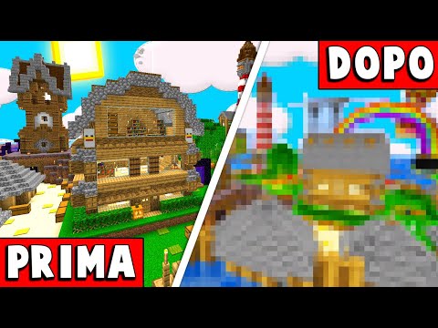 MODIFICO IL MIO MONDO DOPO 1 ANNO - MINECRAFT ITA