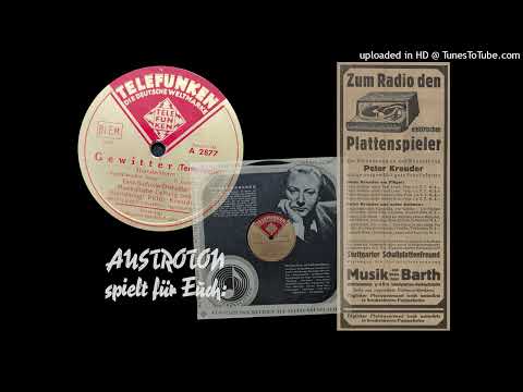 Tanz-Sinfonie-Orch. Peter Kreuder: Gewitter / Temporale - Tango (Berlin 1939)