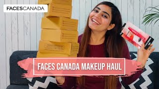*Makeup Haul 2020* Faces Canada Products Swatches & Review | Kajal Lip Stick & Blusher | Closet Life