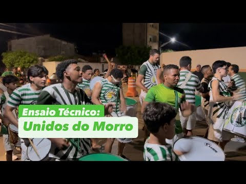 UNIDOS DO MORRO - Melhores Momentos do Ensaio Técnico da Escola de Samba - Carnaval Barbalha 2025