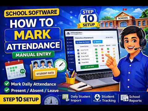  10 How to Mark Student Attendance in School Software | Manual Entry Guide 