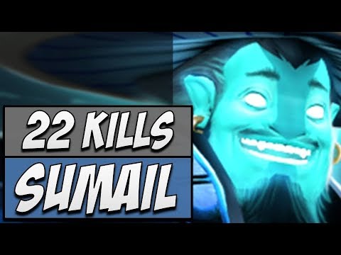 EG.Sumail Storm Spirit with 22 KILLS | Dota Gameplay