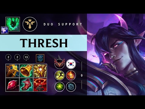 Thresh Support vs Seraphine - KR Grandmaster Patch 26.01