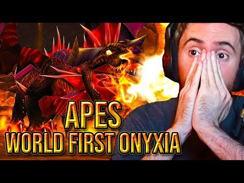Asmongold AMAZED By The WORLD FIRST Onyxia Kill From APES Guild - Classic WoW