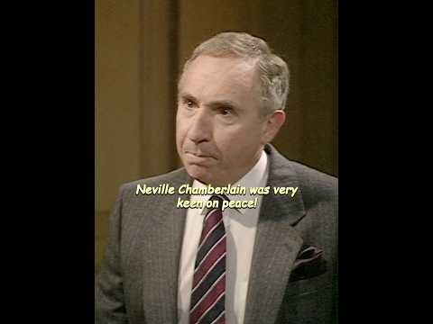 "Neville Chamberlain was very keen on peace!" #comedy