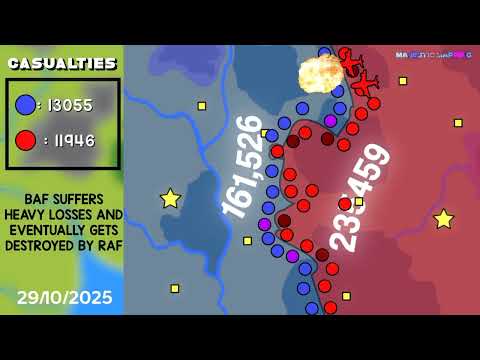 😮 The Beginning Of Destruction! 💀 | War of Dots animation | Majestic Animating