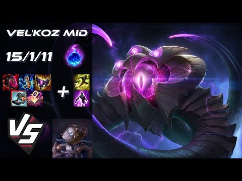 MID Vel'Koz vs Orianna - EU Challenger Patch 25.S1.5