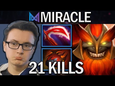 Mars Dota 2 Gameplay Miracle with 21 Kills and Tarrasque