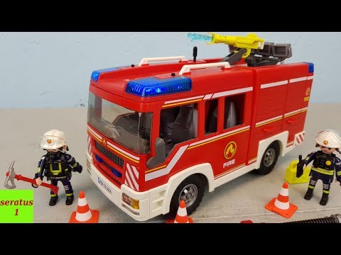 Playmobil Fire Brigade Rescue Vehicle 9464 unpacking seratus1