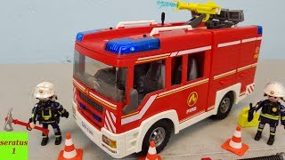 Playmobil Feuerwehr Rüstfahrzeug 9464 auspacken seratus1