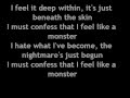 Skillet - Monster (Lyrics) 