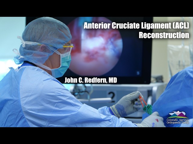 ACL Reconstruction Surgery | Behind the Scenes with Dr. Redfern - Video