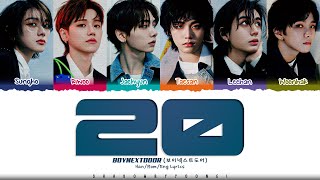 Download lagu [CORRECT] BOYNEXTDOOR '20' Lyrics (보이넥스트도어 스물 가사) [Color Coded Han_Rom_Eng] | ShadowByYoongi mp3