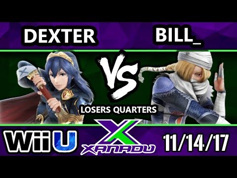 S@X 228 Smash 4 - Dexter (Lucina) Vs. Bill_ (Sheik) - SSB4 Losers Quarters - Smash for Wii U.
