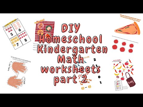 (FREE DOWNLOAD) DIY Math Kindergarten Worksheets