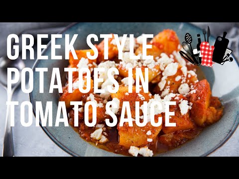 Greek Style Potatoes in Tomato Sauce | Everyday Gourmet S10 Ep80