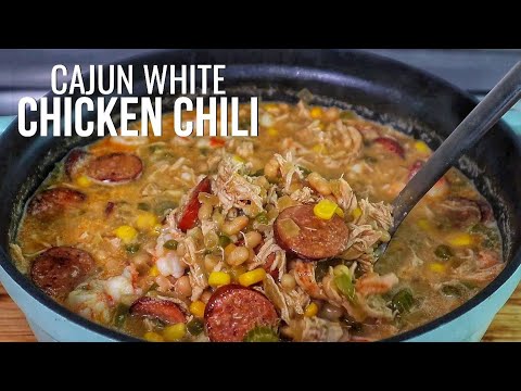 This Cajun White Chicken Chili Is Perfect For Cold Nights!