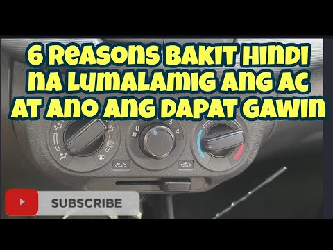 6 REASONS BAKIT HINDI NA LUMALAMIG ANG AIRCON NG SASAKYAN