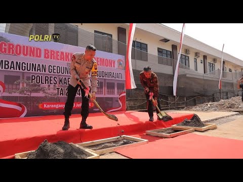 PRESISI UPDATE : POLRES KARANGANYAR PELETAKAN BATU PERTAMA PEMBANGUNAN GEDUNG 31/07/2024 08.00