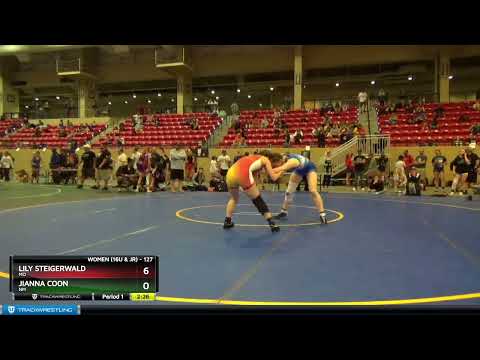 127 Lbs Cons. Round 3 - Lily Steigerwald, MO Vs Jianna Coon, NM 6e93