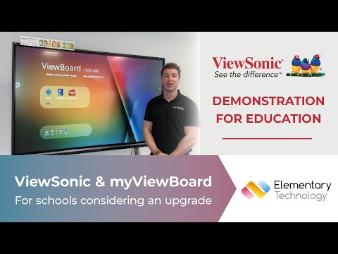 Interactive Smart Board 75 inches ViewSonic IFP7550-2 Smart Classroom