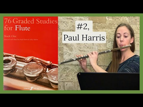 76 Graded Studies For Flute (Book 1), No. 2, Paul Harris