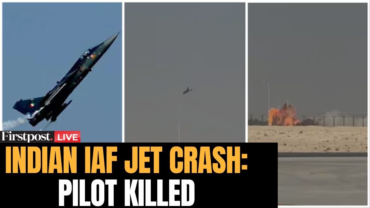 Tejas Jet Crash LIVE: India's HAL Jet's Deadly Crash in Dubai Air Show | IAF Jet Crash Kills 1 Pilot