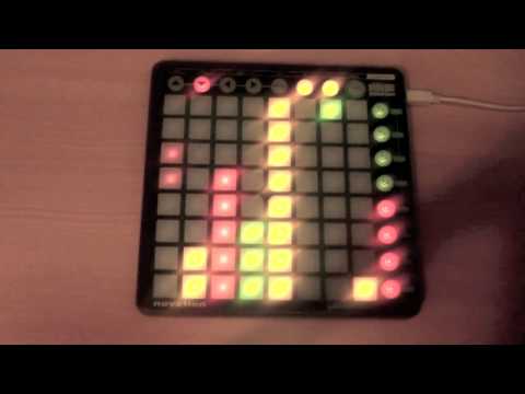 Novation Launchpad Step Sequencer MAX MSP