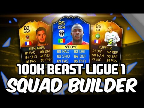 100K BEAST LIGUE 1 SQUAD BUILDER! - FIFA 16 ULTIMATE TEAM