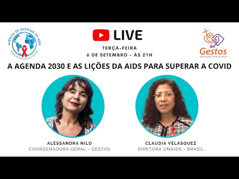 Live às Terças: A Agenda 2030 e as lições da aids para superar a Covid