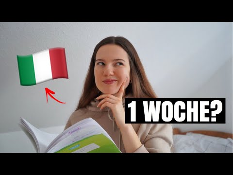 Kann ich in 1 Woche 1 SPRACHE lernen? 😳// Selbstexperiment