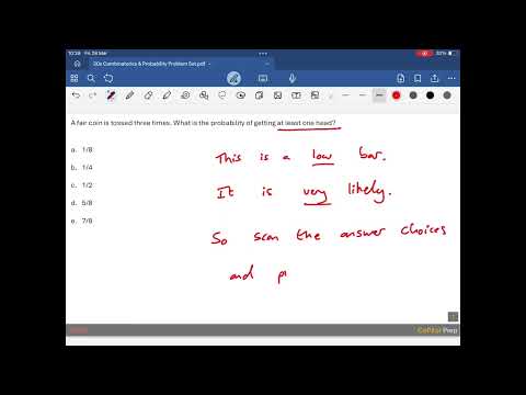 20-second smart guess for GMAT probability