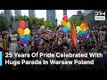 WATCH NOW Thousands Join Warsaw Pride Parade In Historic 25th Anniversary Event DRM News AQ14