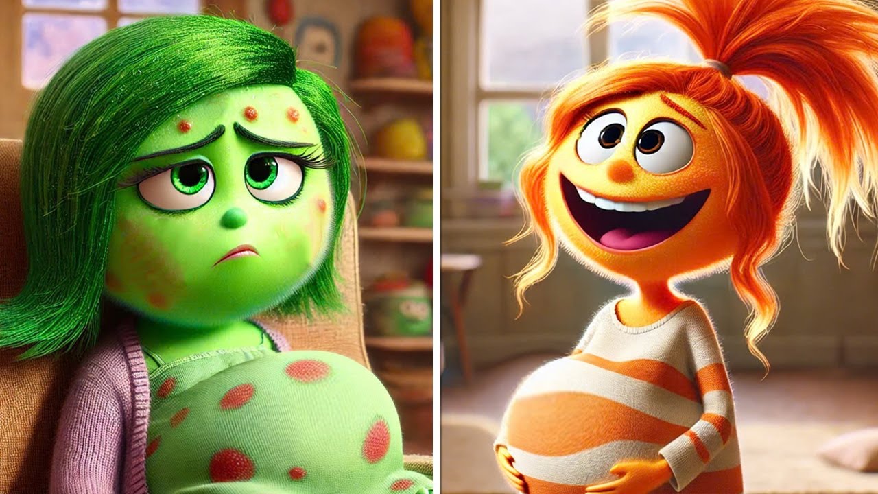 Scenes Not in Inside Out 2 (2024) | Disgust vs Anxiety during pregnancy