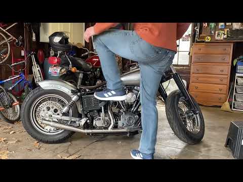 Kick start shovelhead