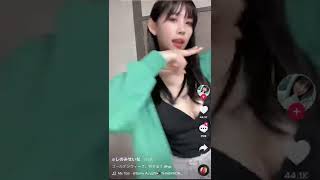 巨乳揺れ美女のえちえちダンス【TikTok】【huge breasts （big tits ）beautiful girl dance】