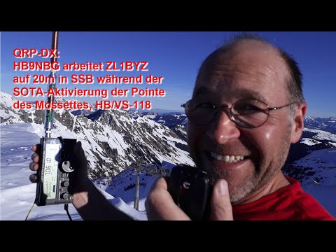 QRP-DX im SOTA-Betrieb: HB9NBG arbeitet ZL1BYZ auf 20m in SSB