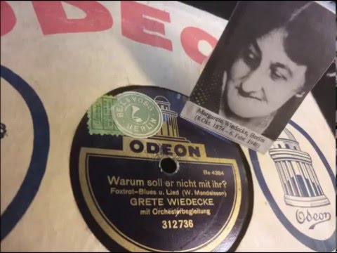 Margarete Wiedecke: Warum soll er nicht mit ihr? Aufnahme 1924/25