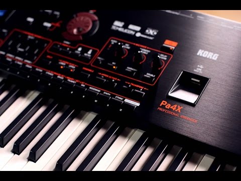 Korg Pa4X Arranger Workstation Keyboard - Demo with Steve McNally